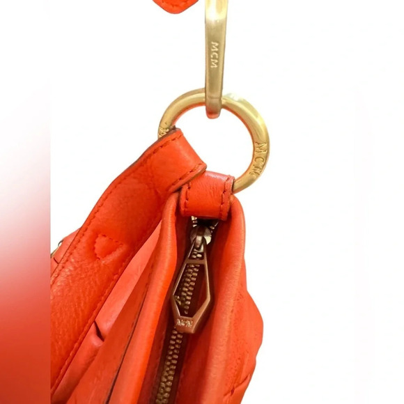 MCM | Coral Visetos Leather Bag - Picture 9 of 15